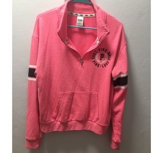 VS PINK Quarter Zip Sweatshirt